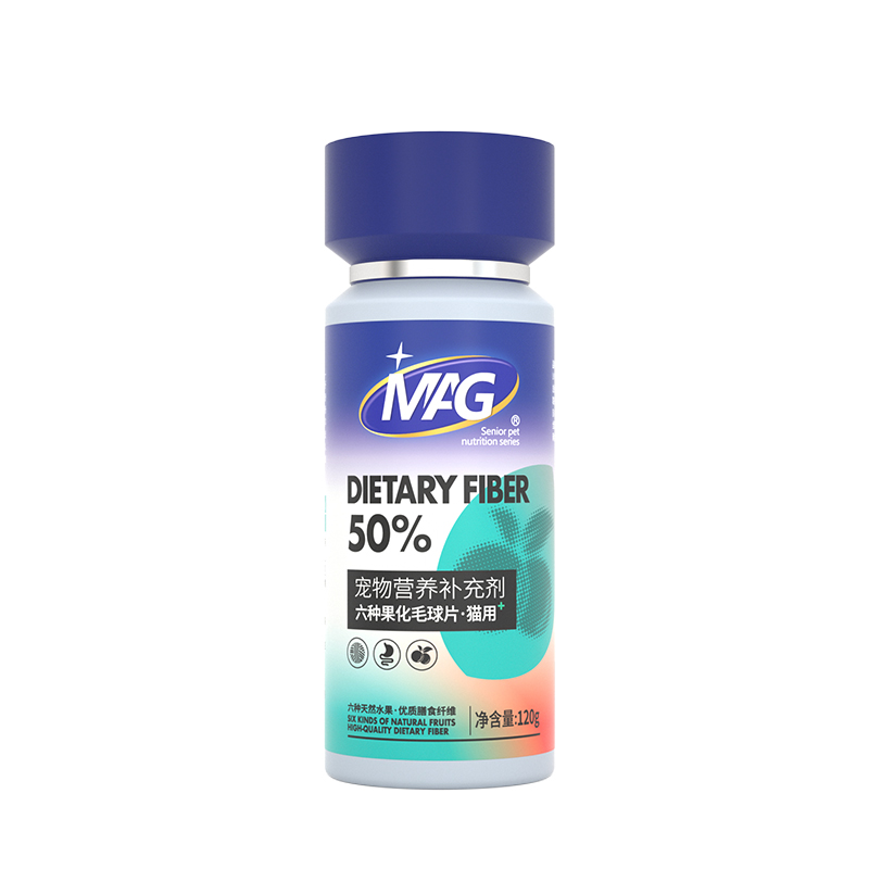 MAG水果益生菌化毛球片 猫咪用猫草化毛片 化毛膏猫用去毛排毛球 120g