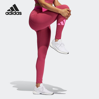 adidas 阿迪达斯 新款女子休闲裤春季运动裤舒适透气紧身裤 GM2987 L