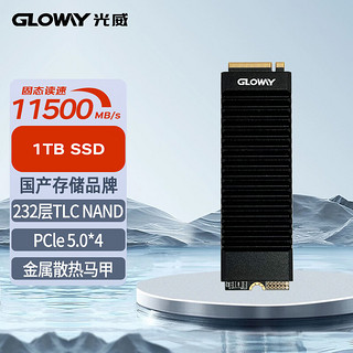 光威（Gloway）1TB SSD固态硬盘 M.2接口(NVMe协议) PCIe 5.0 独立缓存 神策PRO系列