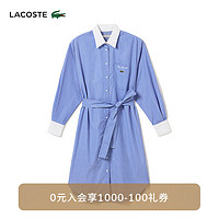 LACOSTE法国鳄鱼女士24年连衣裙EF1110 IIY/蓝色 36 /160