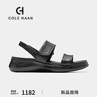 COLE HAAN 歌涵 colehaan/歌涵 女士凉鞋 24年春夏时尚交叉带凉鞋沙滩鞋女W29749 黑色-W29749 38