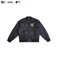 NEW ERA 纽亦华 x SMFK x MLB 联名系列运动夹克男女同款 13429789-黑色 S