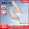 88VIP：BeLLE 百麗 閃鉆細跟包頭涼鞋女鞋季鞋子高跟鞋婚鞋3X5F7BH3