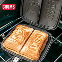 CHUMS 洽洽鸟 露营装备三明治夹烤盘铸铁易打理CH62-1180