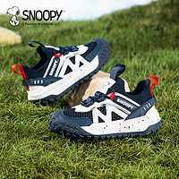 SNOOPY史努比童鞋儿童运动鞋夏季单网透气鞋男女童耐磨鞋3831深藏青30 30码适合脚长17.6-18.1cm