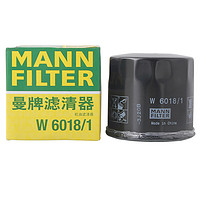 曼牌滤清器 W6018/1 机油滤清器