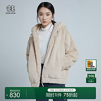 KOLON SPORT 可隆女子春秋户外金泰梨同款环保皮草外套夹克KOLONSPORT韩国官方