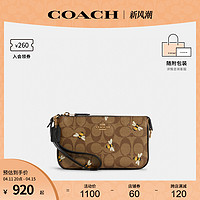 COACH 蔻馳 官方 奧萊款女士NOLITA 19經典標志手拿包腋下包 C8673