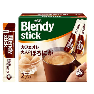 AGF Blendy牛奶速溶咖啡 咖啡 日本 微苦27条