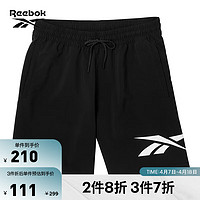 Reebok 锐步 官方男子COMM WV SHORT休闲透气舒适五分短裤GV5515 GV5515 M(175/80A)