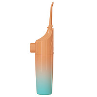 汇力达（HUILDH）便携冲牙器洁牙器洗牙机气压水牙线手动冲牙机美牙仪 渐变色 1支喷头  冲牙器