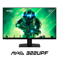 PLUS会员：MSI 微星 MAG322UPF 31.5英寸IPS显示器（3840*2160、160Hz、HDR400）