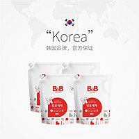 B&B 保宁 韩国B&B保宁必恩贝进口天然宝宝洗衣液补充装2100ml*4袋