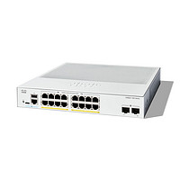 思科Cisco Catalyst 1300-16FP-2G 240W PoE 千兆管理型交换机