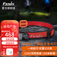 FENIX HM62-T头灯强光高亮Type-C超长续航户外徒步登山越野跑头灯 HM62-T（钛银黑）