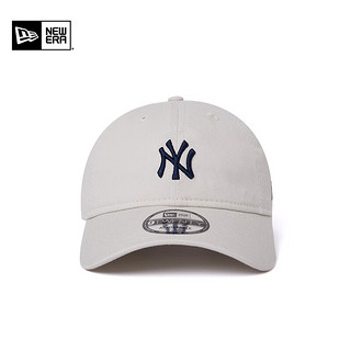 NEW ERA 纽亦华 2024夏季新款MLB男女情侣NY-米白色-NY