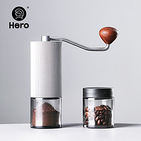 Hero（咖啡器具） Hero螺旋桨S01手摇磨豆机 咖啡豆磨粉机便携家用研磨机手动咖啡机 棕色 螺旋桨S02磨豆机 枪灰色