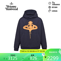 薇薇安·威斯特伍德（Vivienne Westwood）经典款 男女同款土星套头衫 蓝黑色 西太后