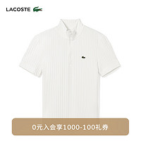 LACOSTE法国鳄鱼女士24年POLODF7375 70V/米白色 40 /170