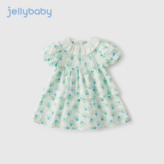 JELLYBABY 女童夏季连衣裙 绿色 120cm