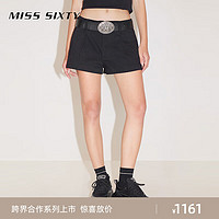 MISS SIXTY x Keith Haring 跨界合作系列2024春季牛仔短裤女 黑色 31