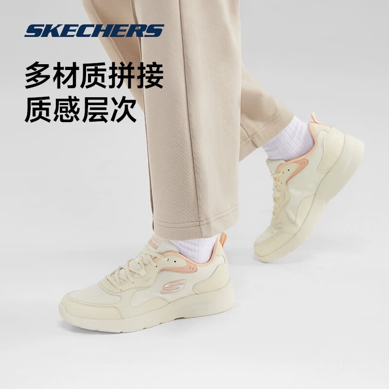 SKECHERS斯凯奇春季女鞋经典复古透气轻便跑步鞋男休闲运动鞋子 女款-黑色/粉红色/BKPK 37