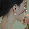 YINCHIE 银千惠 S925纯银耳环女耳钉耳饰品高级感时尚圆珠气质养耳耳饰品