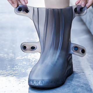 利雨 雨鞋套防水男款雨天防雨鞋套防滑耐磨硅胶雨鞋水鞋儿童脚套雨靴