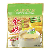 GOLDROAST 金味 即食燕麦片冲饮谷物营养代餐麦片多口味可选独立包装冲泡便捷钙多 加燕麦420g