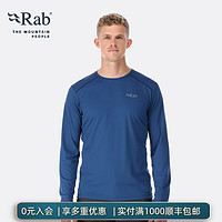 Rab 睿坡 男士快干打底衫长袖T恤修身内搭透气上衣秋衣 QBL-07