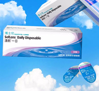 BAUSCH+LOMB 博士伦 清朗日抛透明隐形眼镜30片