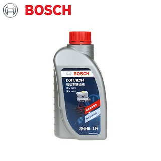 BOSCH 博世 DOT3 DOT4 刹车油/制动液/离合器油通用型进口原料国内调配  DOT4 1L 通用型