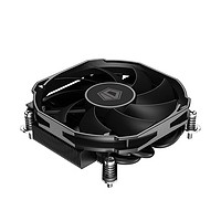 ID-COOLING 下壓式CPU風冷散熱器 4熱管 30mm高 適用LGA1200/1700/115X平臺 ITX NAS機箱 IS-30i BLACK