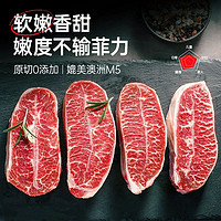 澳洲安格斯M5牛板腱牛排 500g（5片）