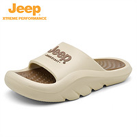 Jeep 吉普 夏季户外休闲防滑耐磨百搭简约鞋透气潮流拖鞋沙滩轻便