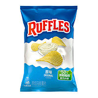 Lay's/乐事RUFFLES莱芙士波浪薯片薯片原味82gx1包