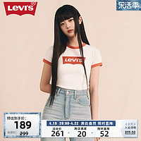 Levi's 李维斯 春季新款女士短款短袖A35-0004