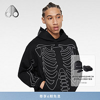 Moose Knuckles【联名系列】SKELETON GRAPHIC男女同款休闲卫衣春夏 黑色 S