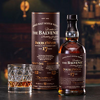 THE BALVENIE 百富 苏格兰百富（The Balvenie） 单一麦芽威士忌酒 海外版苏格兰斯佩赛区  700ml 百富17年双桶