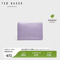 Ted Baker2024春夏女士淡紫色仿鳄鱼皮电脑包267538 淡紫色 大包