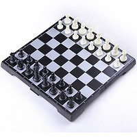 UB 友邦 国际象棋磁性折叠圆角黑白象棋套装入门教学培训 2620-C(中号)