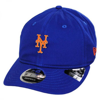 美职棒（MLB）男士纽约大都会徽章棒球帽刺绣运动风202122Royal Blue ADJU