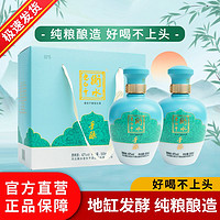 衡水老白干 正品衡水老白干新手酿礼盒42度500ml*2瓶白酒粮食固态发酵酒礼品