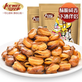 KEWEI 可味 兰花豆 袋装蚕豆坚果休闲炒货休闲零食下酒菜  500g 1袋