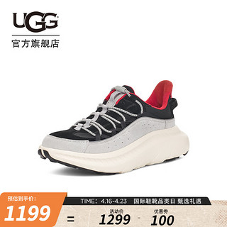 UGG 春季男士休闲舒适系带厚底圆头混搭款休闲鞋 1152960 GCRG | 冰川灰色/黑色 45