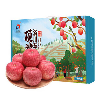 LUOCHUAN APPLE 洛川苹果 红富士苹果礼盒装  15枚70mm甄选果颜值礼盒