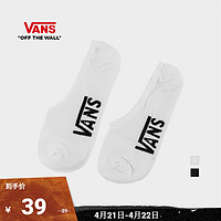 VANS 范斯 官方 男子短袜船袜袜子经典Logo休闲运动低帮袜