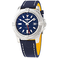 BREITLING 百年灵 Avenger GMT 45 蓝色表盘机械男表 A32395101C1X1