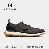 COLE HAAN 歌涵 colehaan歌涵男士休闲鞋春夏新款网面针织轻便透气舒适缓震牛津鞋C35370 黑色-C35370 41.5