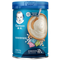 Gerber 嘉宝 婴儿辅食钙铁锌营养米粉250g